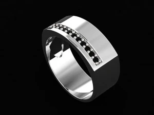 man band ring 3D Model