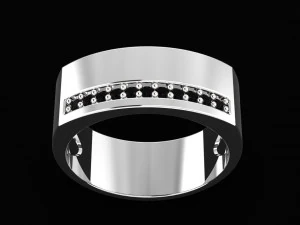 man band ring 3D Model