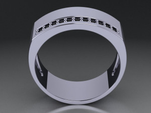 man band ring 3D 모델