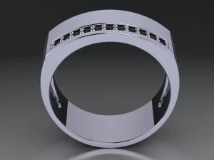 man band ring 3D Model