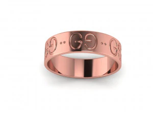 gucci wedding ring 3D Model