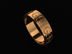 gucci wedding ring Modelo 3D