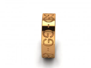 gucci wedding ring 3D Model