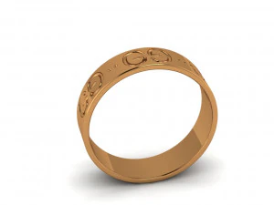 gucci wedding ring 3D Model