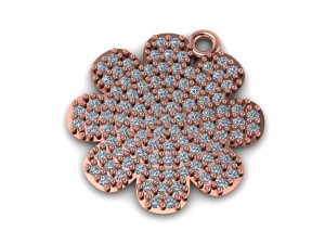 flower necklace Modelo 3D