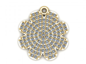flower necklace Modelo 3D