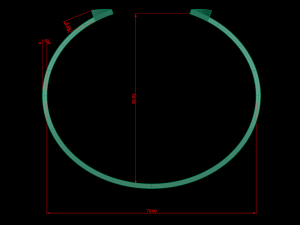 mens bracelets 3D Modell