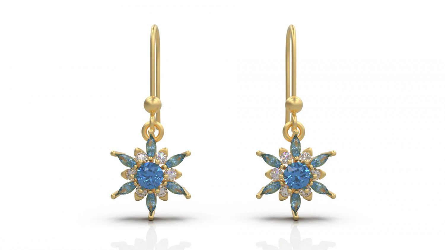 earring 03 3D Print Model .c4d .max .obj .3ds .fbx .stl .blend 