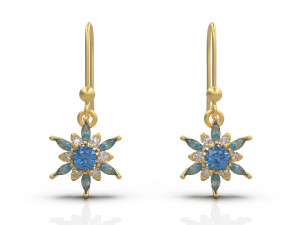 earring 03 3D Print Model