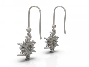 earring 03 3D Print Model