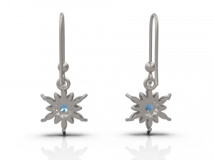 earring 03 3D Print Model