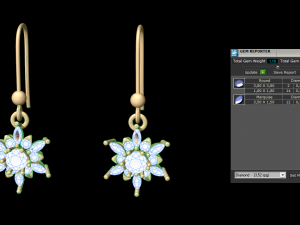 earring 03 3D Print Model