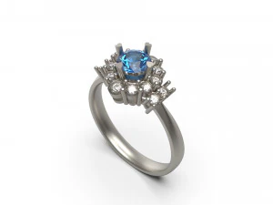 woman ring 01 3D Print Model