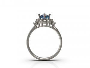 woman ring 01 Model do druku 3D
