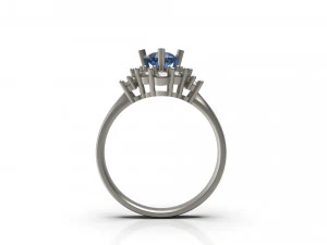 woman ring 01 3D Print Model