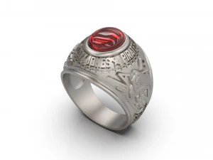 davy jones man signet ring 3D Print Model