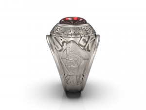 davy jones man signet ring 3D Druckmodell