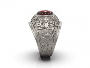 davy jones man signet ring 3D Druckmodell