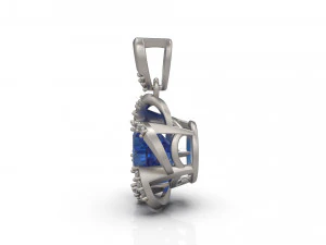 flower pendant 3D Print Model