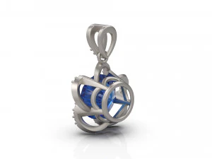 flower pendant 3D Print Model