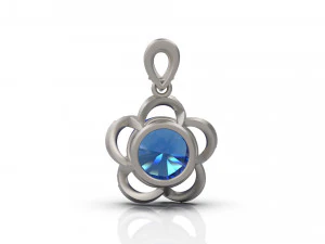 flower pendant 3D Print Model
