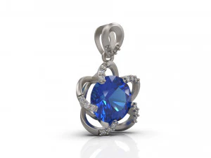 flower pendant 3D Print Model