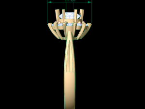 women solitare ring 21 Model do druku 3D