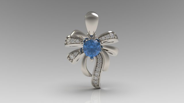 knot pendant 3Dプリントモデル .c4d .max .obj .3ds .fbx .stl .blend 