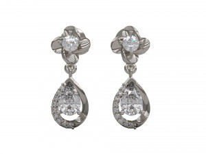 earring 01 3D Print Model
