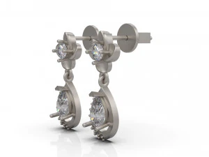 earring 01 3D Print Model