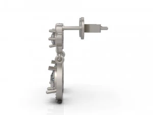 earring 01 3D Print Model