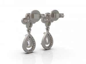 earring 01 3D Print Model