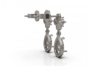 earring 01 3D Print Model