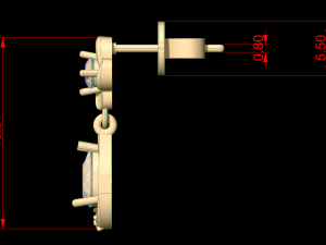 earring 01 3D 打印模型