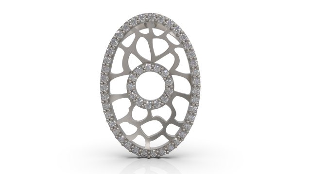 oval pendant 01 Modello di stampa 3D .c4d .max .obj .3ds .fbx .stl .blend