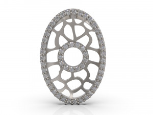 oval pendant 01 3D Print Model