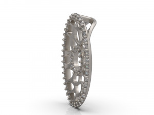 oval pendant 01 Modello di stampa 3D