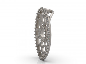 oval pendant 01 Modello di stampa 3D