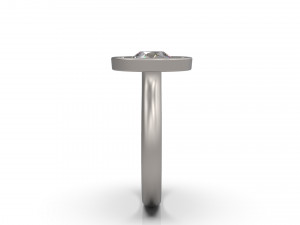 woman solitaire ring 24 3D Print Model