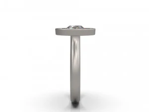 woman solitaire ring 24 3D Print Model