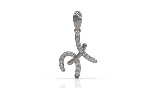 h pendant 3Dプリントモデル .c4d .max .obj .3ds .fbx .stl .blend 