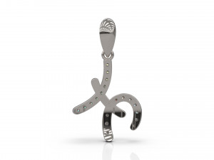 h pendant 3Dプリントモデル