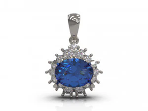 펜던트 06 3D 프린트 모델