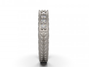 woman solitaire ring 25 3D Print Model