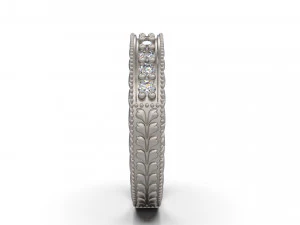 woman solitaire ring 25 3D Print Model