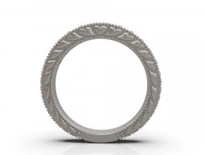 woman solitaire ring 25 3D Print Model