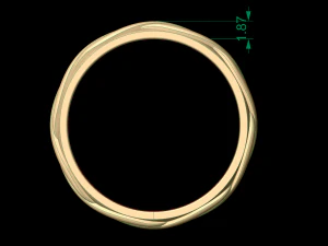 woman solitaire ring 26 3D Print Model