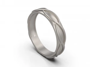 여성 솔리테어 반지 27 3D 프린트 모델