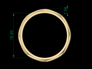 woman solitare ring 27 3D Принт Модель