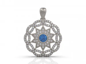 star pendant 08 3D Print Model